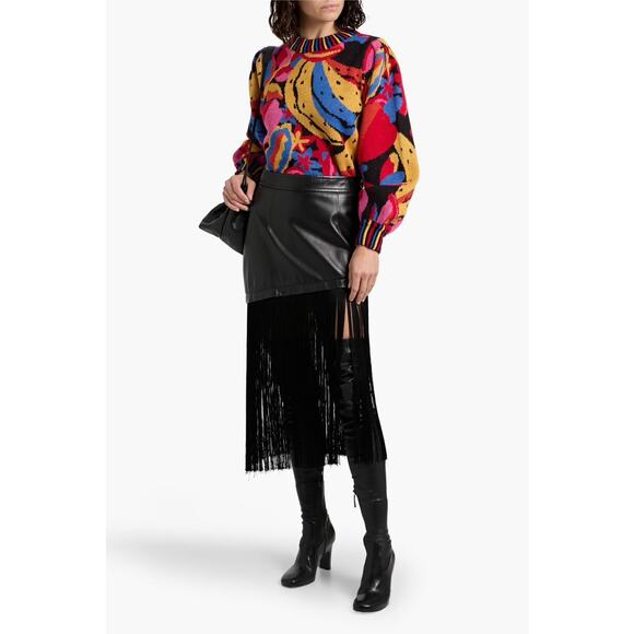 FARM Rio Intarsia Wool Sweater - Picture 2 of 4